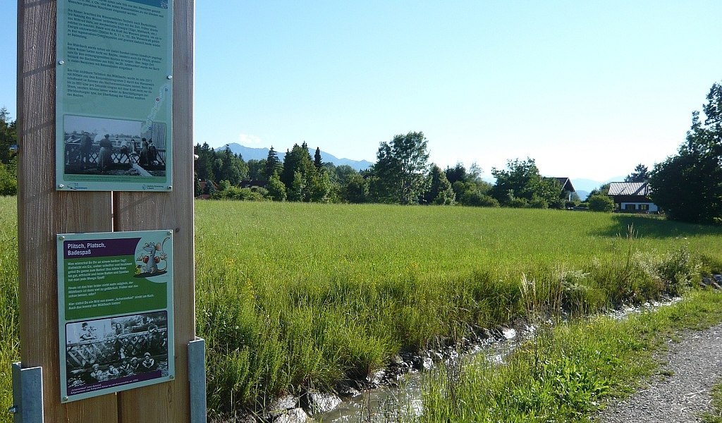 Infostele am Mühlenweg, © Tölzer Land Tourismus