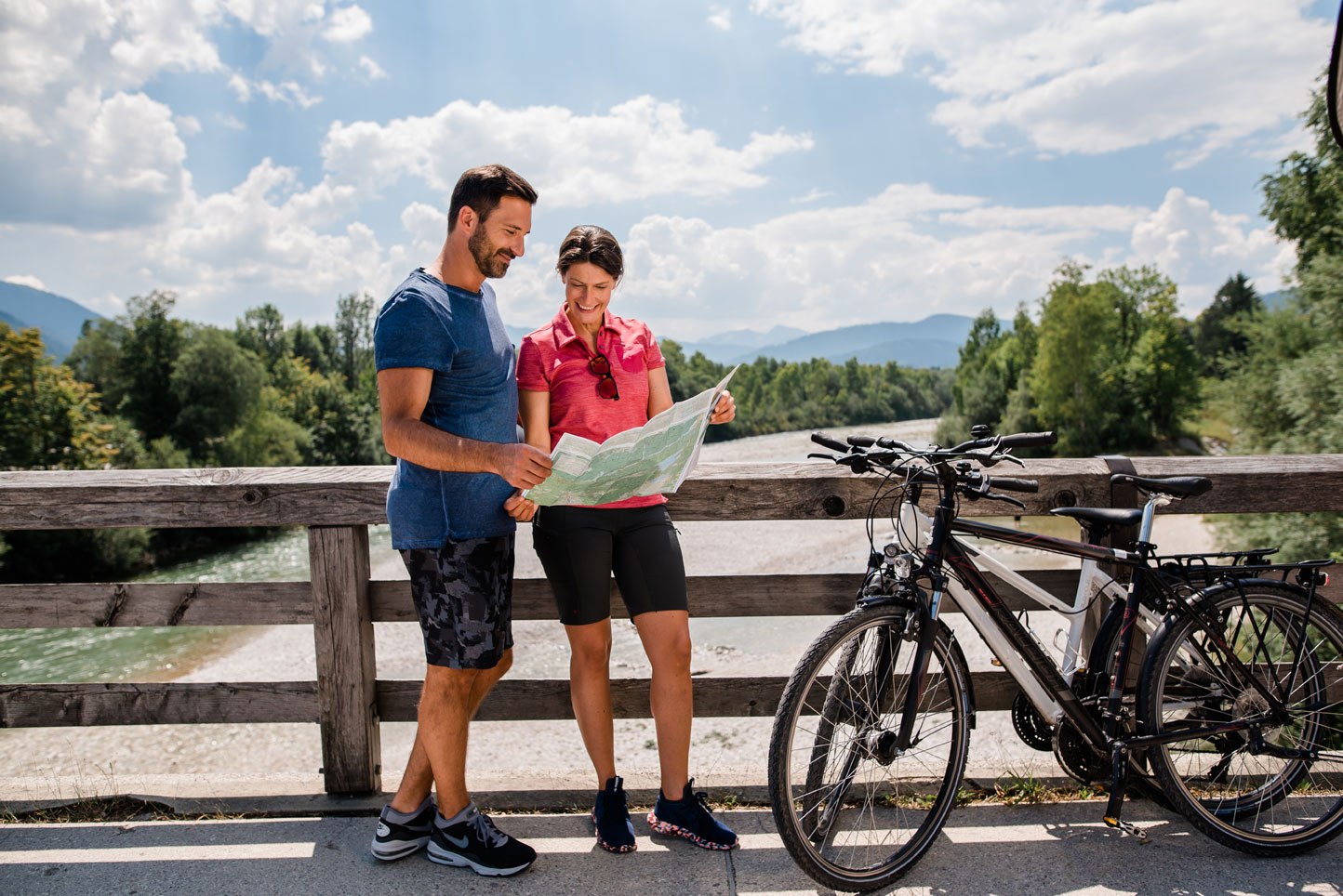 Isarradweg zwischen Bad Tölz und Lenggries, © Tölzer Land Tourismus / Leonie Lorenz