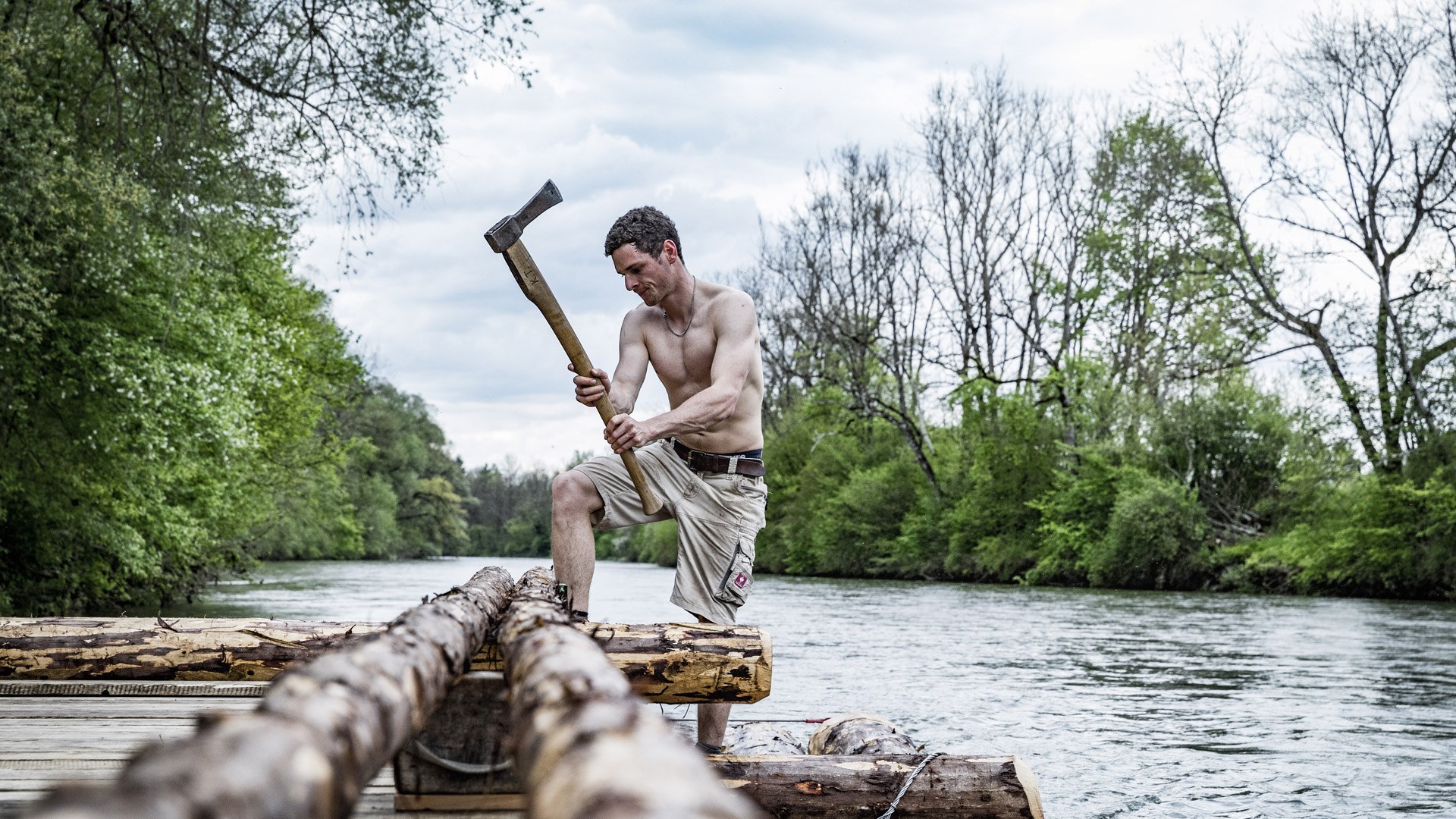 Altes Handwerk: der Flösser, © Stadt Wolfratshausen|Adrian Greiter