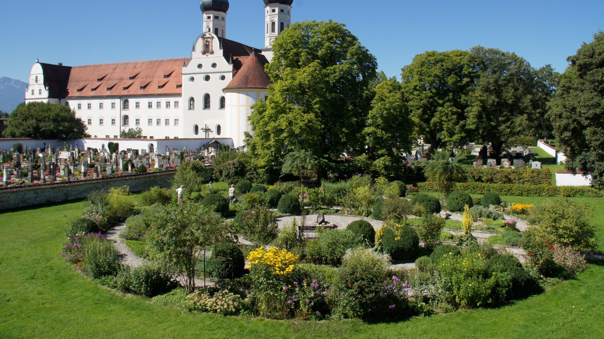 Meditationskräutergarten Kloster Benediktbeuern, © Zentrum für Umwelt und Kultur, Benediktbeuern