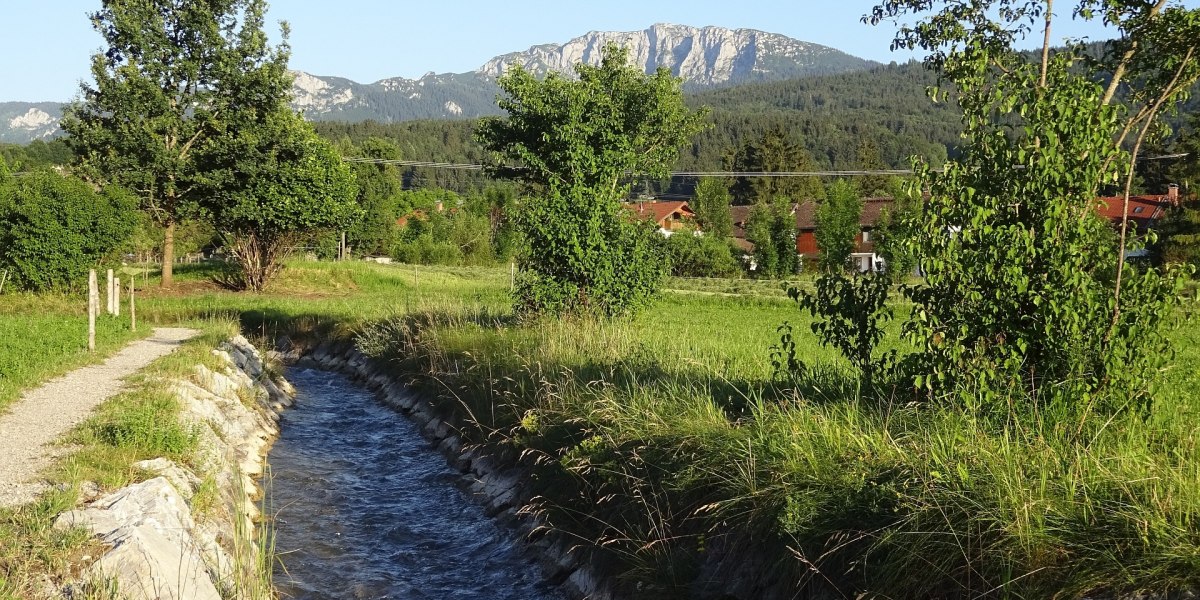 Mühlbach und Bendiktenwand, © Tölzer Land Tourismus