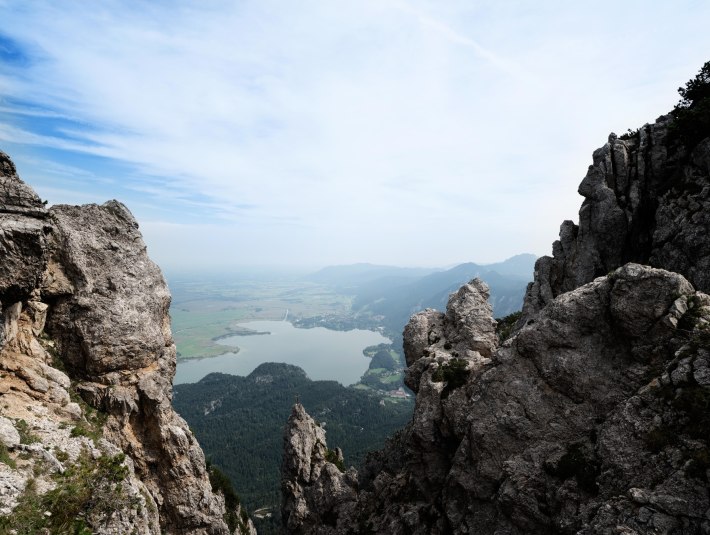 Kochelsee vom Gratweg Herzogstand - Heimgarten, © Tourist Information Kochel a. See