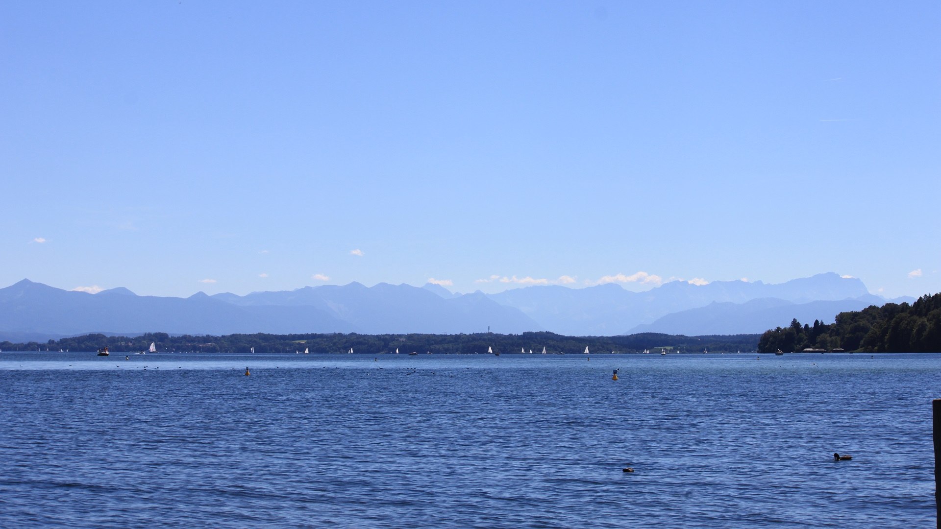 Starnberger See mit Alpenpanorama, © Tölzer Land Tourismus|J. Kirschenhofer