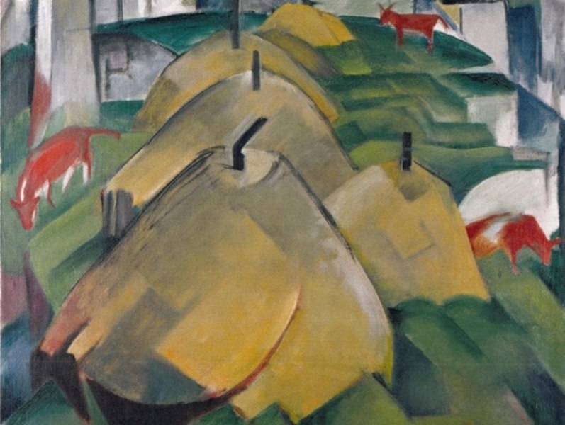 Franz Marc - Alpenszene - 1912, © Tölzer Land Tourismus