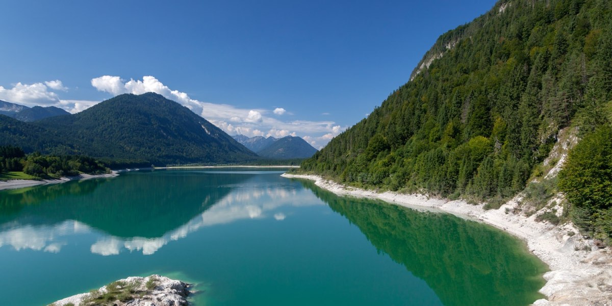 Isareinlauf Sylvensteinsee, © Tourismus Lenggries