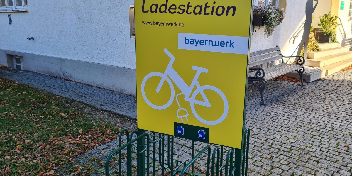 E-Bike-Ladestation am Rathausplatz, © Tourismus Lenggries